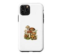 Custodia per iPhone 11 Pro Vintage Funghi Botanici Cottagecore Natura Foresta