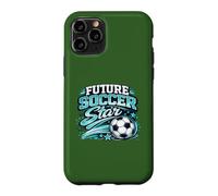 Custodia per iPhone 11 Pro Vintage Futuro Calcio Star Retro Gioventù Gioca Giornata Gioco