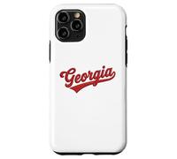 Custodia per iPhone 11 Pro Vintage Georgia Script Classic Embroidered Style