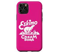 Custodia per iPhone 11 Pro Vintage Soda Pop Tappo Bottiglia Eskimo Crema Soda Orso Polare