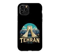 Custodia per iPhone 11 Pro Vintage Teheran Iran Viaggio Souvenir Landmark Gift