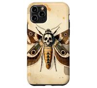 Custodia per iPhone 11 Pro Vintage Testa di Morte Hawkmoth Entomologia Scientifica Arte