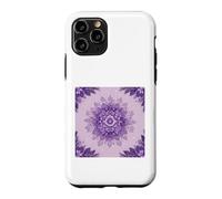 Custodia per iPhone 11 Pro Viola Lavanda Mandala Floreale