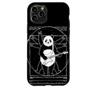Custodia per iPhone 11 Pro Vitruvian Rock Panda, Leonardo di Vinci, Arte, Musica, Divertimento