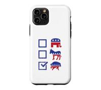 Custodia per iPhone 11 Pro Votazione USA Democratico Procione repubblicano Casella di controllo americana
