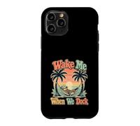 Custodia per iPhone 11 Pro Wake Me When We Dock Divertente Crociera Bradipo