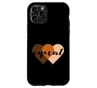 Custodia per iPhone 11 Pro We Are All Equal One People One Heart, Equality Unity Hearts