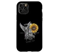 Custodia per iPhone 11 Pro Weirdcore Wake Up con occhio di girasole e casa Cottagecore