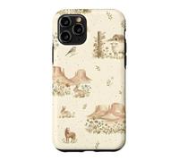 Custodia per iPhone 11 Pro Western Meadow Homestead Conigli Sheep Horse Farm Ranch