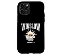 Custodia per iPhone 11 Pro Winslow Arizona Alba Nel Deserto Vintage Stile Atletico