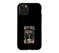Custodia per iPhone 11 Pro Witches Be Sippin Halloween Cocktail Strega Party