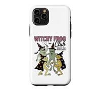 Custodia per iPhone 11 Pro Witchy Frog Club Midnight Only On Halloween Frog Coven