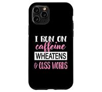 Custodia per iPhone 11 Pro Womens Caffiene & Words Wheaten Terrier Dog Lover