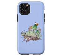 Custodia per iPhone 11 Pro Womens Girls Cottagecore Magical Frog Toad Snail Goblincore