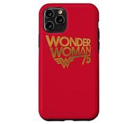 Custodia per iPhone 11 Pro Wonder Woman 75th Anniversary Gold Logo