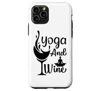 Custodia per iPhone 11 Pro Yoga E Meditazione Vino Posa Wine Lover Relax