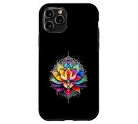 Custodia per iPhone 11 Pro Yoga Spirituale dei 7 Chakra Lotus Mandala Balance Energy