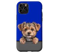 Custodia per iPhone 11 Pro Yorkipoo Carino Peeking Yorkie Poo Mix Dog Lover