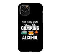 Custodia per iPhone 11 Pro You Know What Rhymes With Camping Alcohol Lover