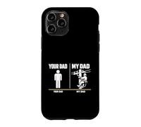 Custodia per iPhone 11 Pro Your Dad My Dad Lineman Electrician Electrical Lineworker