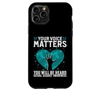 Custodia per iPhone 11 Pro Your Voice Matters Support Sexual Assault Awareness Gifts