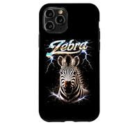 Custodia per iPhone 11 Pro Zebra Heavy Metal Concerto di musica Animal Rock N Roll anni '80