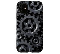Custodia per iPhone 11 Progettazione astratta di precisione di ingegneria industriale del sistema