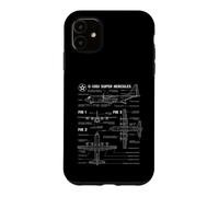 Custodia per iPhone 11 Progetto militare americano C-130J Super Hercules