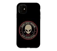 Custodia per iPhone 11 Programma spaziale segreto/Ufficiale di collegamento con gli alieni Insignia