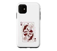 Custodia per iPhone 11 Queen Hearts Orgoglio Lesbico | Romance Gothic LGBTQ