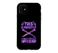 Custodia per iPhone 11 Questo clarinettista è stato creato per adorare il clarinetto cristiano
