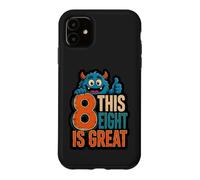 Custodia per iPhone 11 Questo otto è un grande mostro vibrazioni di compleanno