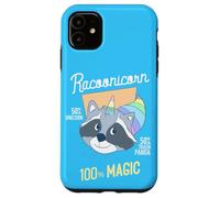 Custodia per iPhone 11 Racoonicorn Magic unisce Trash Panda Unicorn Lovers Racoon