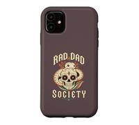 Custodia per iPhone 11 Rad Axolotl Dad Skull Head Society Funny Anfibio