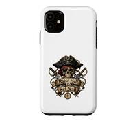 Custodia per iPhone 11 Raise Hell & Set Sail Pirate Skull - Avventura nautica