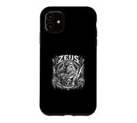 Custodia per iPhone 11 Re dell'Olimpo Zeus leggenda greca Thunder Power