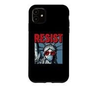 Custodia per iPhone 11 Resist Statue Liberty Bubblegum Protest Equality