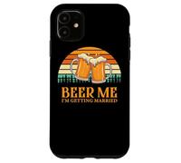Custodia per iPhone 11 Retro Beer Me Getting Married Funny Drinking Team Beer Lover
