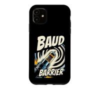 Custodia per iPhone 11 Retro Computer Baud Barrier Vintage Dial Up Modem Graphic