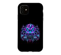Custodia per iPhone 11 Retro Dance Musica DJ Giradischi Disco Party Night Art Club