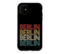 Custodia per iPhone 11 Retro Distressed Germania Berlino Deutschland