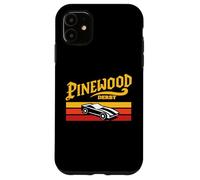 Custodia per iPhone 11 Retro Eighties Pinewood Derby Cub Scouts 80's Sunset Vibe