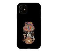 Custodia per iPhone 11 Retro Groovy Science Vibes Lab Flasks STEM Geek