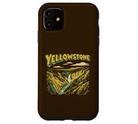 Custodia per iPhone 11 Retro Yellowstone National Park Vintage Style Classic