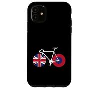 Custodia per iPhone 11 RIDE UK, design per appassionati di ciclismo su strada e città
