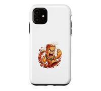 Custodia per iPhone 11 Rigatoni Pasta Italiana Divertente Gesto Canzone