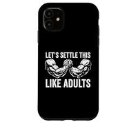 Custodia per iPhone 11 Risolviamolo come un divertente braccio di ferro da adulti