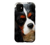 Custodia per iPhone 11 Ritratto Di Un Re Carlo Cavalier Spaniel