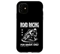 Custodia per iPhone 11 ROAD RACING PER BRAVE ONLY le gare più veloci del mondo