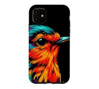Custodia per iPhone 11 Robin Stile minimalista e vivace Compleanno